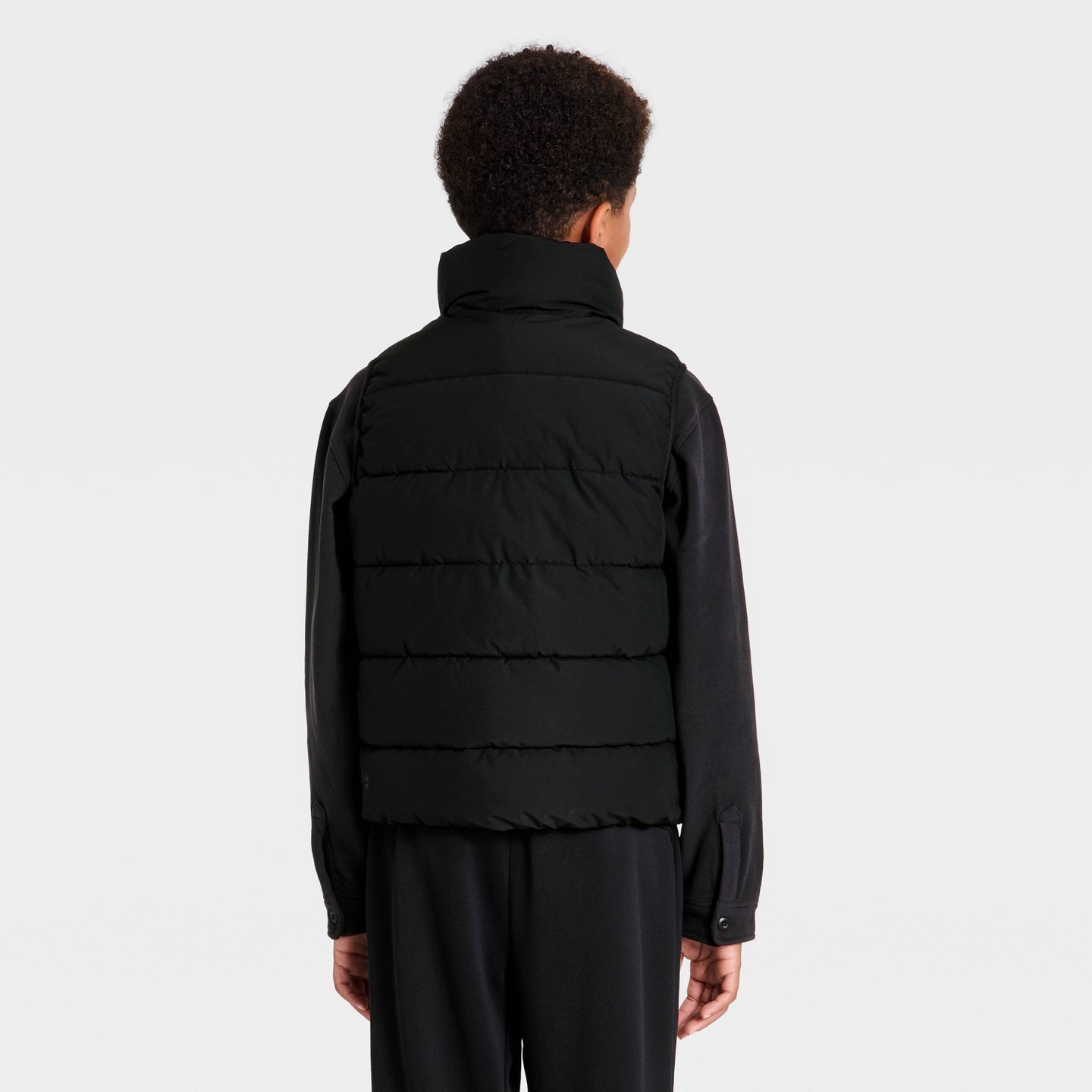 Куртка All In Motion Puffer Jacket для мальчиков, цвет: Чёрный — фото 2