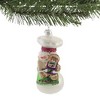 Noble Gems 5.5 Inch Snowman W/Gingerbread Man Baker Hat Holiday Tree Ornaments - 3 of 3