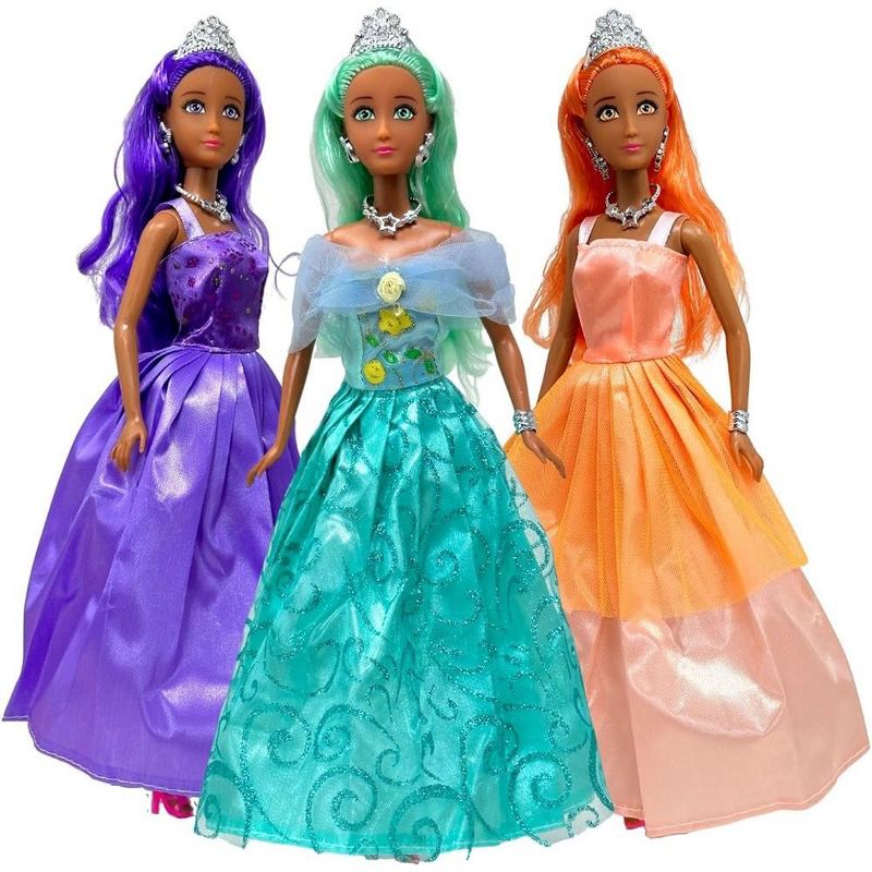 The New York Doll Collection 11.5 Inch Princess Dolls Pack, 1 of 7