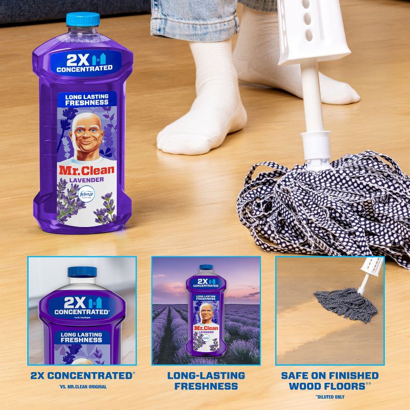 Mr. Clean Dilute Lavender Multi-Surface Cleaner - 64 fl oz, 4 of 9