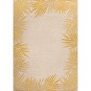 Isla Coastal Cottage Palm Frond Border Indoor/Outdoor Area Rug - JONATHAN Y - 2 of 4