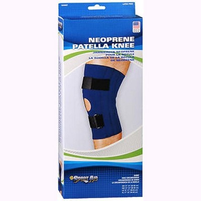 Sport Aid Neoprene Patella Knee Brace Large Blue