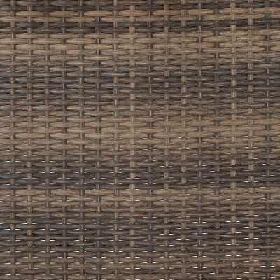 Dahlia 2-Piece Taupe and Matte Black Metal Armchair Set with Cushions