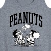 Women's - Peanuts - Collegiate Group Graphic Racerback Tank - 2 of 4