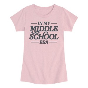Girls' - Instant Message - In My Middle School Era Fitted Short Sleeve Graphic T-Shirt - 1 of 4