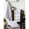 Design Imports French Blue French Terry Variegated Stripe Dishtowel Set/3 - 4 of 4