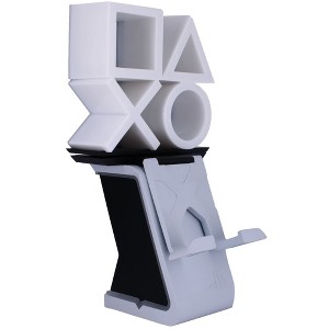 Cable Guys LED IKONS: PlayStation Logo - Charging Phone & Controller Holder - 1 of 4