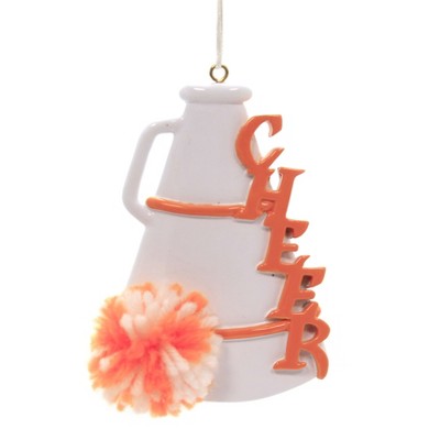 This Little Piggy 3.5 Inch Cheer Megaphone Diy Personalization Tree Ornaments