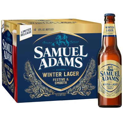 Samuel Adams Winter Lager Seasonal Beer - 12pk/12 fl oz Bottles