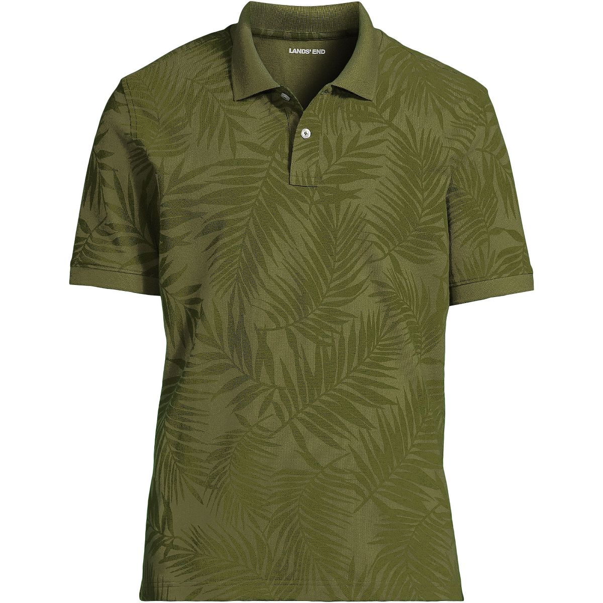 Lands' End Men's Short Sleeve Comfort-First Mesh Polo Shirt - thumbnail 3