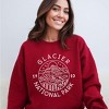 Simply Sage Market Women's Graphic Sweatshirt Glacier National Park - 2 of 3
