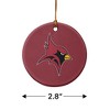 St. John Fisher College Primary Logo Porcelain Holiday Christmas Tree Ornament  2.8" (7.1 cm) - 3 of 4