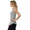 Rekucci Women's Soft Jersey Knit Sleeveless Tank Top – Casual & Versatile Everyday Wear - 2 of 3
