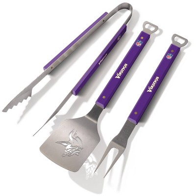 NFL Minnesota Vikings Spirit Series 3pc BBQ Set