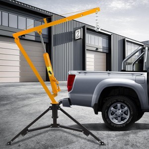 Garvee Hydraulic Hitch-Mount Truck Crane Professional 2-Inch Hitch Receiver, 3 Adjustable Capacities: 500 lbs, 750lbs, 1000 lbs(MAX) - 1 of 4