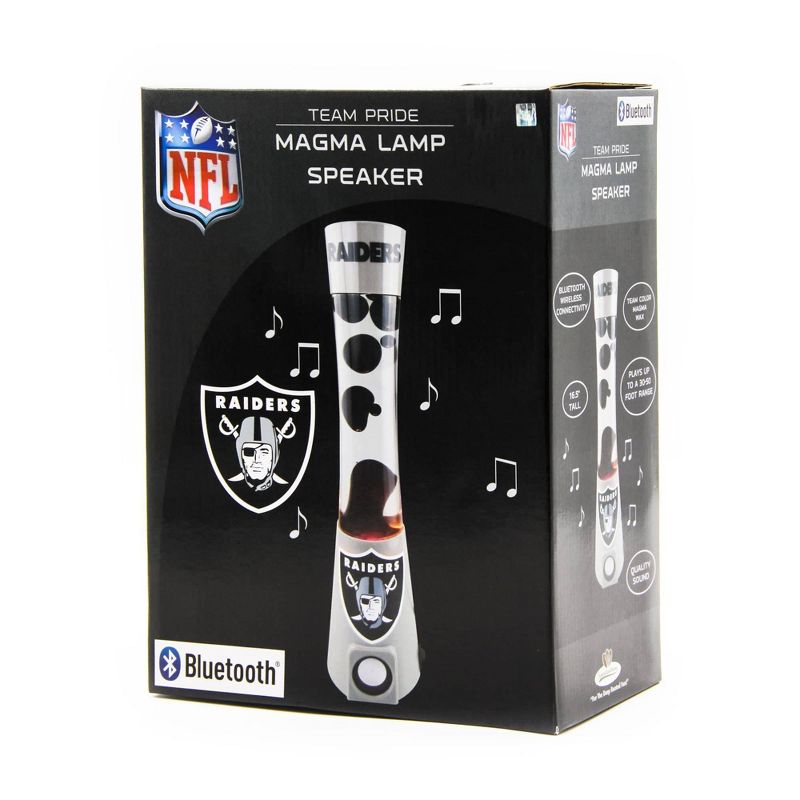 NFL Las Vegas Raiders Magma Lamp Speaker, 3 of 4
