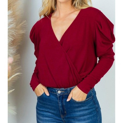 Women's Wrap Bodysuit - White Birch