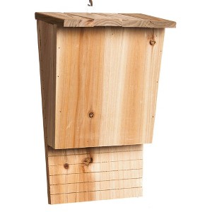 Evergreen Natural Wooden Bat House - 1 of 4