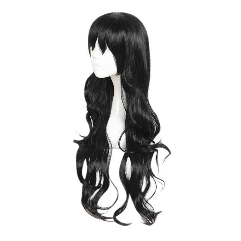 Unique Bargains Curly Women's Wigs 28" Black with Wig Cap, 2 of 7