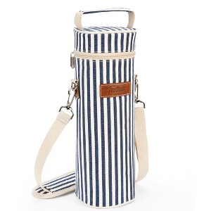 Tirrinia Single Wine Gift Bag, Portable Wine Cooler Bag, Insulated Bottle Carrier Tote, Wine Bag, Wine Lovers Must Haves, Valentine’s Day Gift Idea - 1 of 4