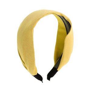 Unique Bargains Women's Solid Color Wide Headbands 1 Pc - 1 of 4