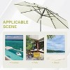 Ainfox 10FT 3 tier vented Outdoor Table Umbrella with Push Button Tilt - 4 of 4