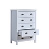 Drawer Chest with Interlock Drawer Feature  Drawer Chest for Closet Tall Dressers for Bedroom Clothes Organizer Tool - Easy Assembly, Classic White - 3 of 4