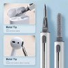 BRINJOY Cleaning Kits Multi-Function Cleaner Pen Soft Brush for Bluetooth Earphones Case Cleaning Tools White - 2 of 4