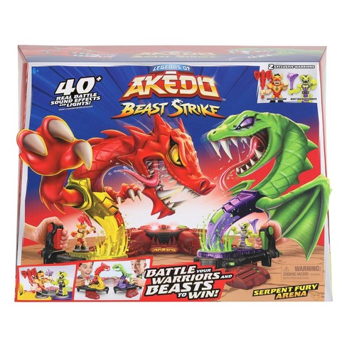 Legends of Akedo Beast Strike Serpent Fury Arena Playset