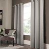 RT Designers Collection Anchorage Premium Blackout Grommet Curtain Panel 54" x 63" Silver - 2 of 4