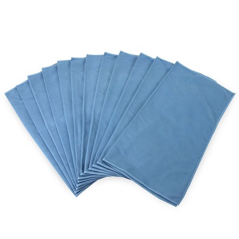 Smart Choice Suede Cleaning Cloth 16x16 Blue 12 pack Target