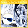 Unique Bargains Car Wheel Rim Detailing Brush TPR 10.83" Blue 1 Pc - 3 of 4