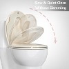 Slow-Close Toilet Seat, Quiet Polypropylene (PP) Toilet Lid with Secure Hinges, Easy to Install & Clean - 4 of 4