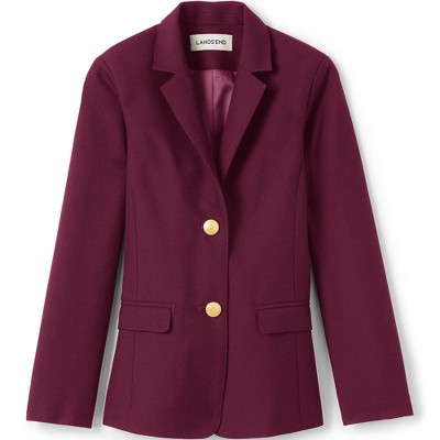 Lands' End School Uniform Kids Hopsack Blazer