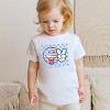 The Juniper Shop SmileyWorld Patriotic Checkered Peace Toddler Short Sleeve Tee - 3 of 4