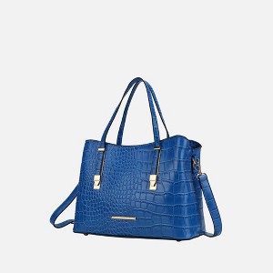 MKF Collection Aurelia Crocodile-Embossed Vegan Leather Women's Tote Stylish Shoulder Handbag by Mia K - 1 of 4
