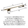 Amerock Bronx Wall Mounted Towel Bar - 4 of 4
