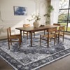 Machine Washable Area Rugs for Living Room Boho Vintage Soft Non-Slip Low Pile Distressed Carpet - 2 of 4
