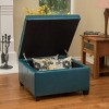 Hrinhom 30"W PU Storage Ottoman and Sturdy Wooden Legs - 2 of 4