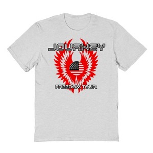 Journey Men's Freedom Tour America Short Sleeve Graphic Cotton T-Shirt - 1 of 1
