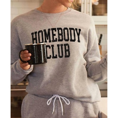 Women's Homebody Club Graphic Sweatshirt - OAT COLLECTIVE