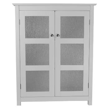Connor Floor Cabinet White - Elegant Home Fashions