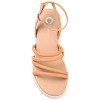 Journee Collection Womens Palomma Tru Comfort Foam Ankle Strap Flat Sandals Mocha 9 - 4 of 4