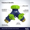 Ray Padula Carbon Fiber Deluxe Metal "Y" Splitter: Dual Faucet Attachment, EZGrip, Leakproof - 3 of 4