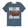 Boys' - Hot Wheels - Rolling Into 2nd Grade Short Sleeve Graphic T-Shirt - 2 of 4