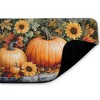 Stupell Industries Autumn Harvest Pumpkins & Flowers Printed Anti-Fatigue Floor Mat, design by Creative Studio - 2 of 4