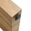 Vynxaria Elegant Natural Wood Grain Bar Table – A Practical Modern Home Essential with Wood Grain Texture, Two Drawers, and Dual Use as Bar or Desk - 4 of 4