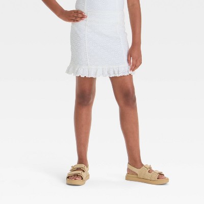 Girls' Ruffle Mini Skirt - art class™