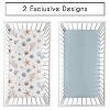 Sweet Jojo Designs Boy, Girl, Unisex/Gender Neutral Fitted Crib Sheets Set Seashells Multicolor 2pc - 2 of 4