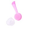 Unique Bargains Plastic Soft Bristles Compact Size Face Cleaning Brush Pink - image 3 of 4